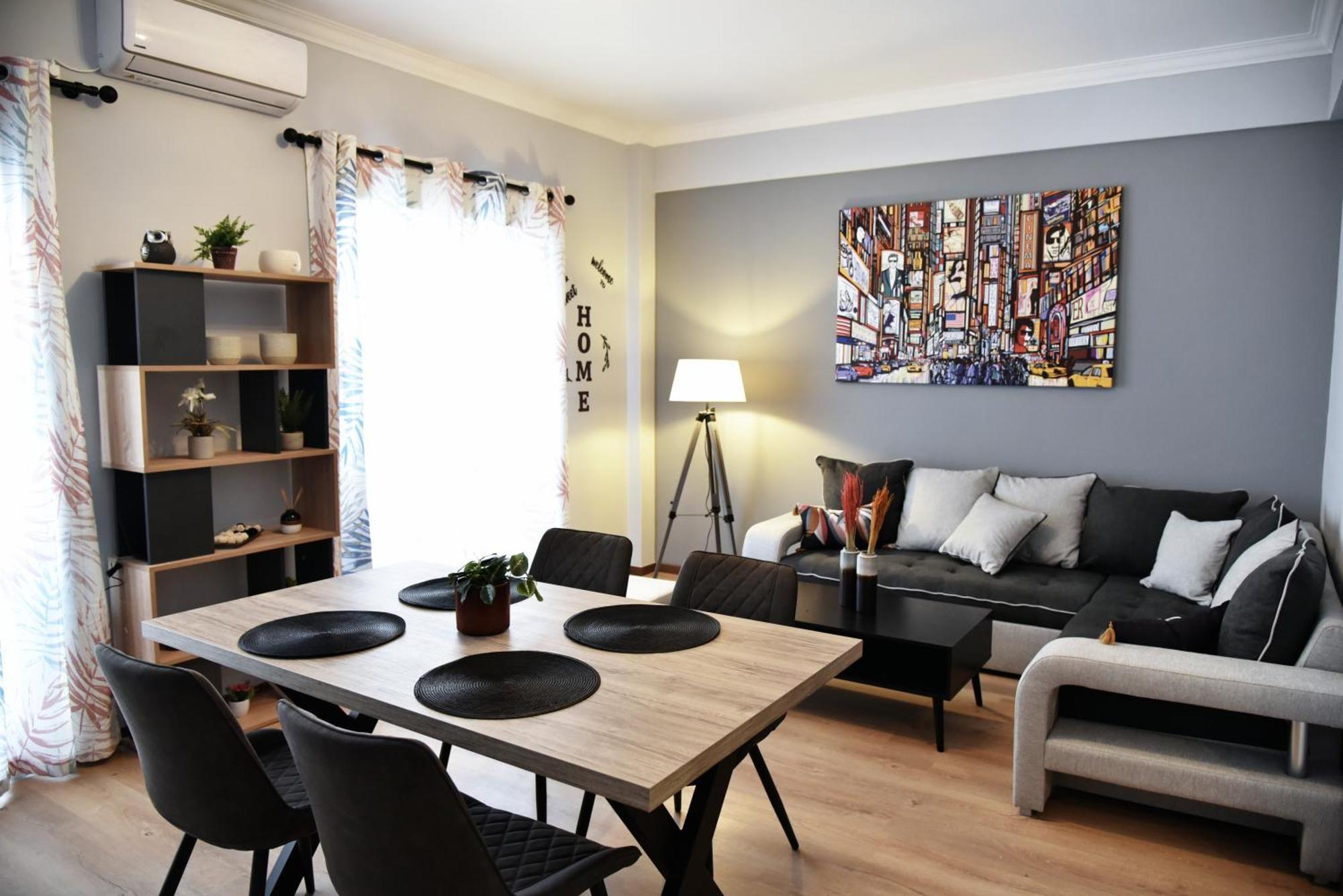 Apartamento Kipseli New Modern & Cozy 65Tv Netflix Atenas Exterior foto