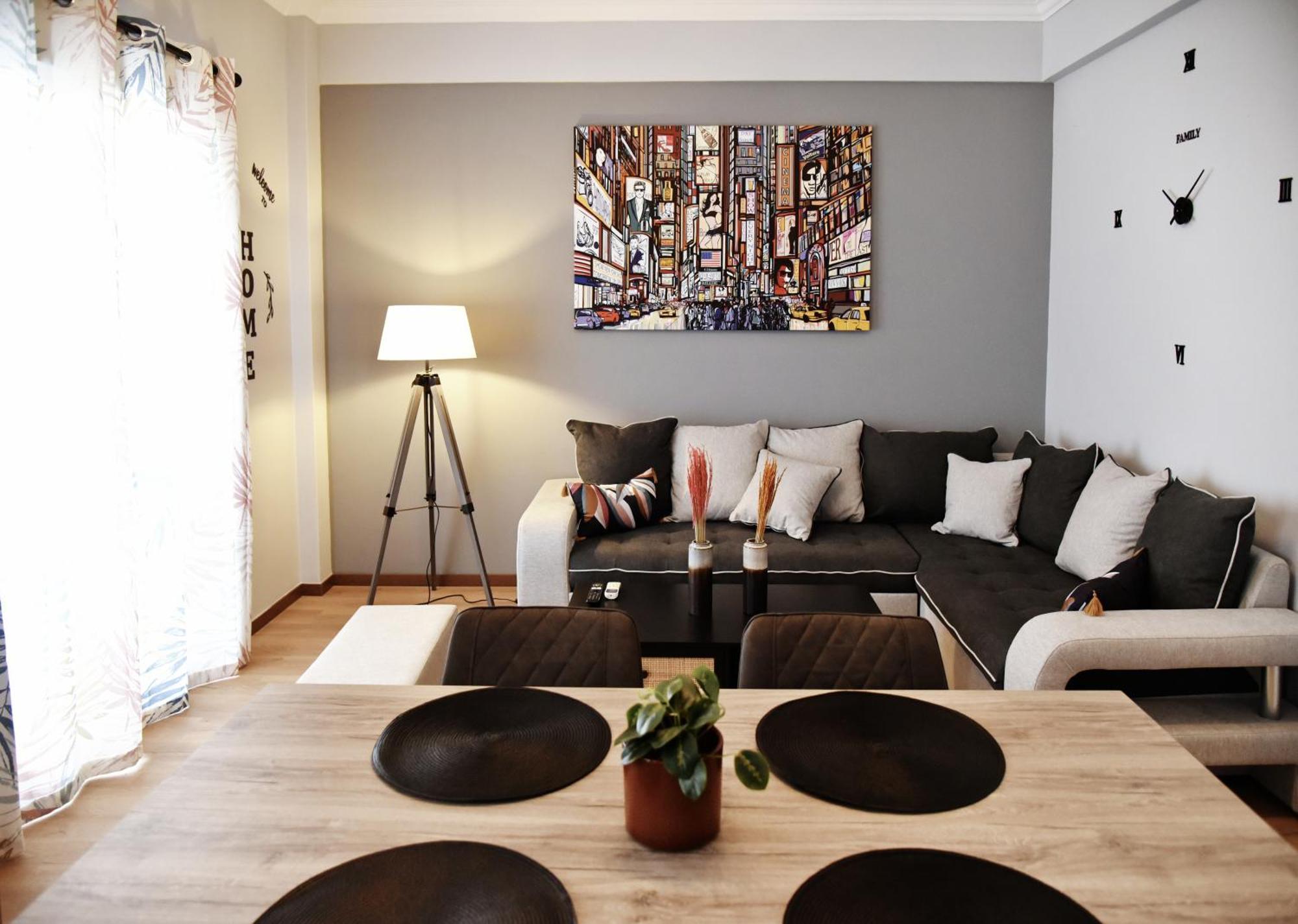Apartamento Kipseli New Modern & Cozy 65Tv Netflix Atenas Exterior foto